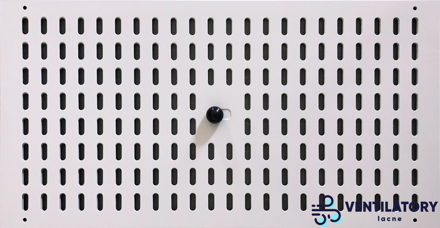 Uzatvárateľná Hliníková Vetracia Mriežka 500x260 mm RAL 9010