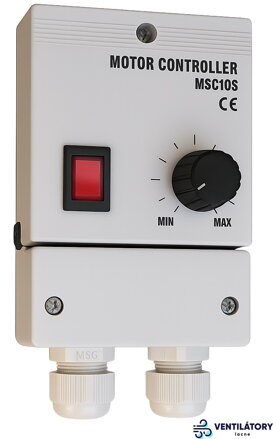 MSC105 -5A Výkonný Regulátor Otáčok s Plynulým Nastavením pre Asynchrónne Motory 230V, 5A, 600W
