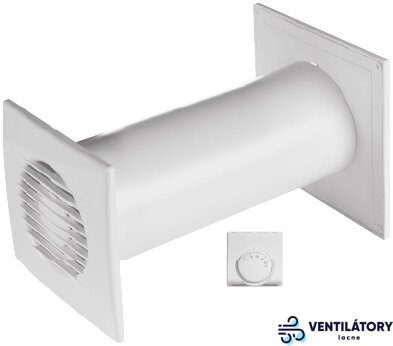 COSY CM100 Krbový Ventilátor na Prenos Teplého Vzduchu s Priemerom Napojenia 100mm a Termostatickým Ovládaním