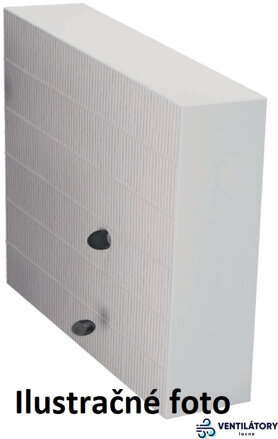 Uhlíkový Filter Clean Box CARBON FP 270x590x47mm pre Elimináciu Pachov, Priemer Pripojenia 200mm