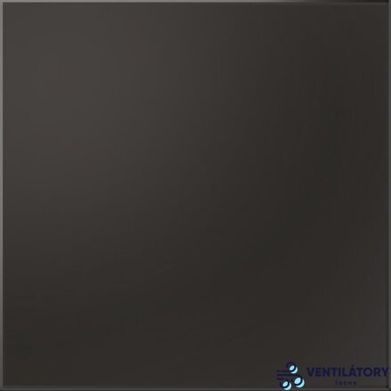 Matný čierny predný panel VENTS HBF 250 SQUARE pre stropný radiálny ventilátor, hranatý