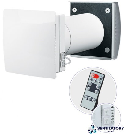 Lokálny rekuperátor VENTS TwinFresh Comfo RA1-50 V.3 ∅150mm, 50m3/h, Automatické Uzatváranie, Diaľkový Ovládač