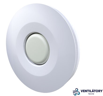 Predný náhradný panel VENTS HBF ROUND 250 s osvetlením 1200 lm TRI-COLOR pre radiálne ventilátory