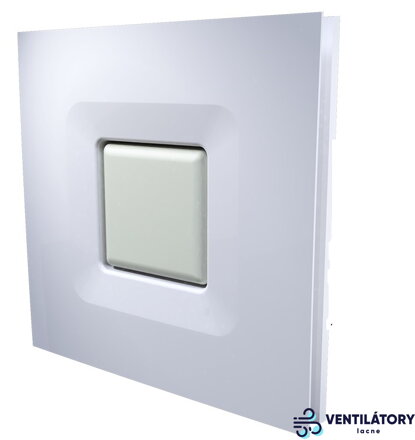 Predný náhradný panel pre radiálny ventilátor VENTS HBF SQUARE 250 s hranatým dizajnom a osvetlením TRI-COLOR 1200lm
