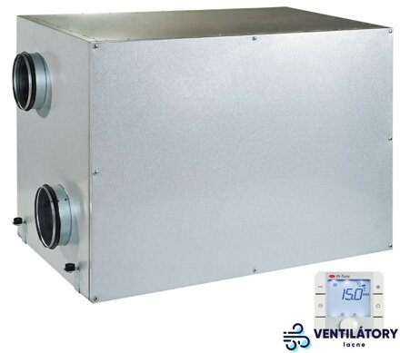 Rekuperátor Blauberg KOMFORT Roto EC LE 1200-6 S17 s Elektrickým Ohrievačom a Priepustnosťou 1200m3/h, Ø 315 mm