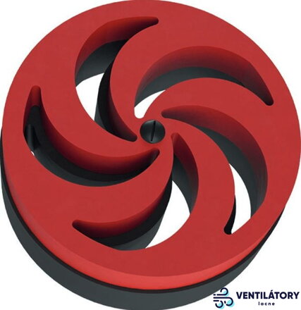 Regulátor množstva vzduchu a hluku Blauberg s priemerom 125mm z polyetylénu