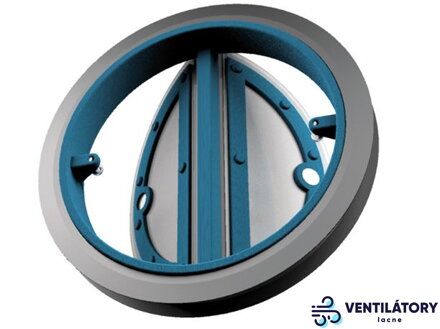 Pachotesná spätná klapka KPK2 pre digestory a radiálne ventilátory, priemer 150mm, plastová