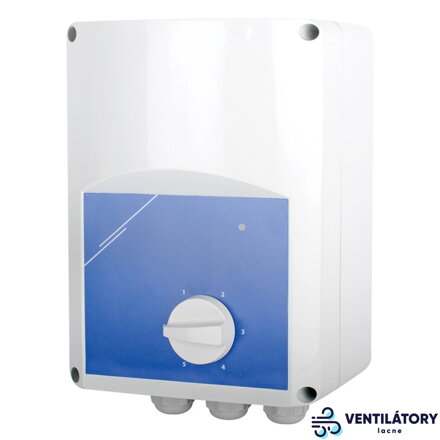 Regulátor otáčok RSA5E-5-T-TRAFO 230V, 5 Ampérov, IP44, Termoplast