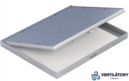 Revízne dvierka na fasádu RDSf 500x500x15 mm, štvorhran, H2O-12,5 mm - pre zateplené budovy