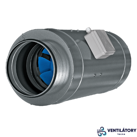 Blauberg Iso-Primo 200 Izolovaný Poloradiálny Ventilátor Ø 200mm, Trojrýchlostný, 230V, Systémy Prívodu a Odvodu Vetrania