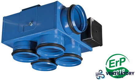 VENTS VKP 125/100*4 Priemyselný Radiálny Ventilátor s Oceľovým Krytom a Jednofázovým Motorom