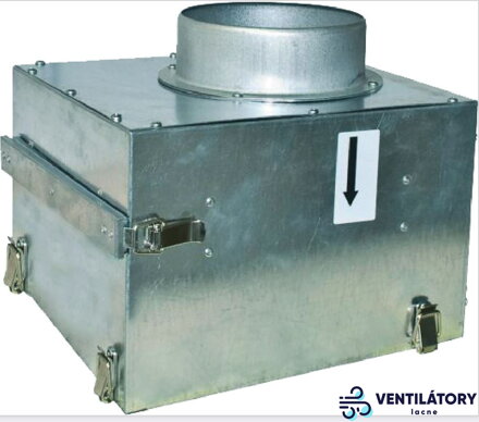 Filter krbového ventilátora VENTS KAM 150-CFV-FF150 s kovovým filtrom triedy G3, priemer 150mm