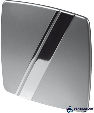 Awenta HSF PLS100 LINEA Predný Panel pre Ventilátory KWS, Štvorcový Saténový Strieborný Plastový Kryt