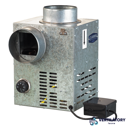 BLAUBERG KAMIN 125 Krbový Ventilátor s Priemerom 125mm a Výkonom 400m3/h