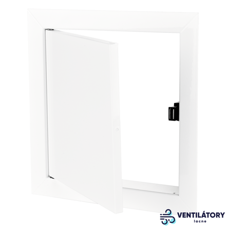 Kovové Revízne Dvierka 300x600 mm s Bielym Komaxitovým Lakom, Oceľový Plech 0,8 mm