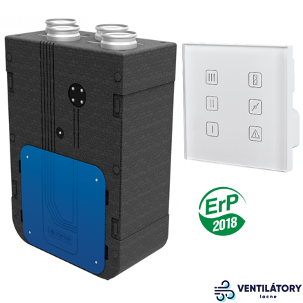 Rekuperácia VENTS VUT 270 V5B EC A14 s Proti-prúdovým Výmenníkom a Výkonom 300 m3/h