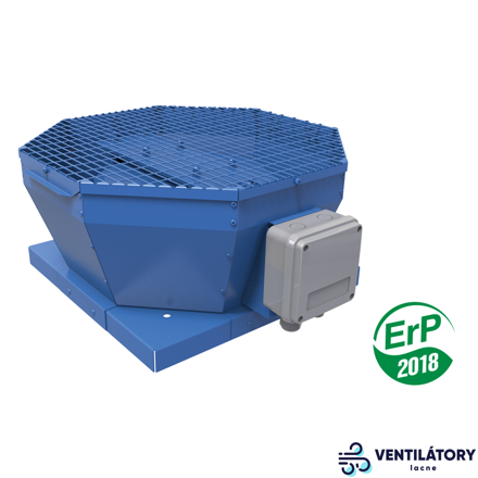 VENTS VKV 4E 310 Odstredivý Strešný Ventilátor s Výkonom 2265m3/h a Asynchrónnym Motorom