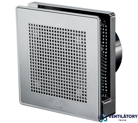 Axiálny Ventilátor Vortice ME 100/4" LL T Punto Evo PREMIUM s Časovým Dobehom a Oneskorovačom - Biele Zlato, IP45, Priemer 100mm