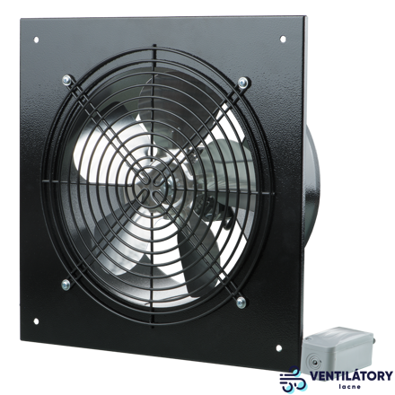Nástenný Axiálny Ventilátor VENTS OV1 200 - Výkon 405 m3/h, Priemer Napojenia 216 mm, Napätie 230V
