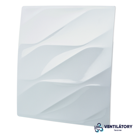 Predný panel Blauberg DP 180 Bavaria biely plast pre ventilátory Omega, VENTS SOLID a BASE