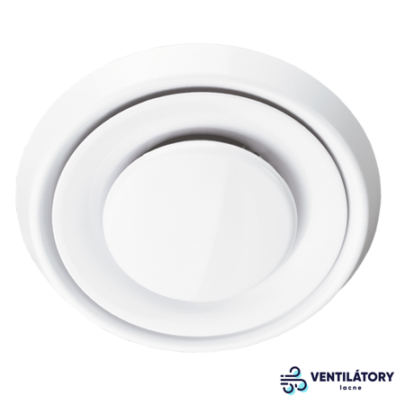 A 200 VR Tanierový ventil s pružinou bez príruby - 200mm, aerodynamický diskový dizajn, ABS plast