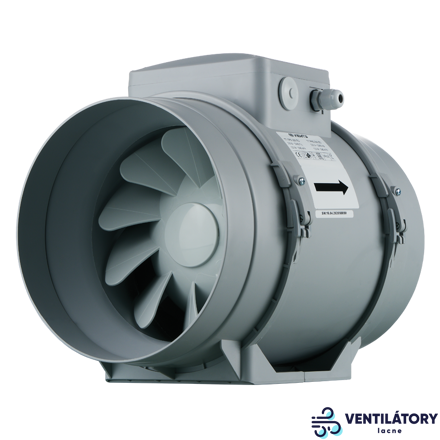 Dvojrýchlostný Axiálny Odsávací Ventilátor VENTS TT 200PRO, Priemer 200mm, Výkon 830-1040m³/h, Napätie 230V