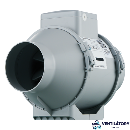 Axiálny odsávací ventilátor VENTS TT 100PRO, priemer 100 mm, dvojrýchlostný, výkon 180-245 m³/h, napätie 230V, IP X4