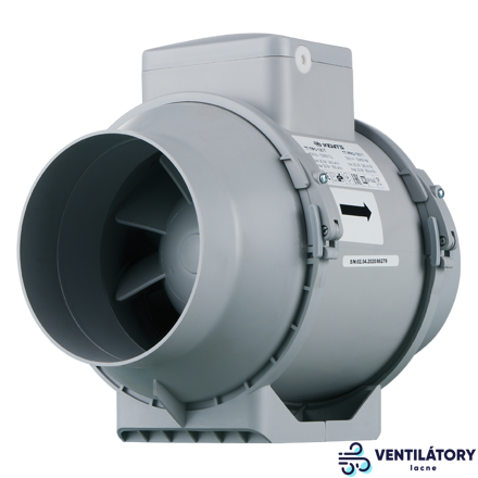 Axiálne odsávacie ventilátory VENTS TT 125PRO - Dvojrýchlostný, Priemer 125mm, Výkon 240-350m3/h, Napätie 230V