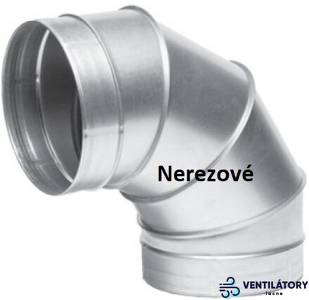 Nerezové Koleno 90° s Priemerom 150 mm - Vysoko Kvalitný Nerezový Plech