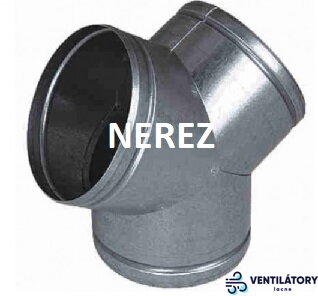 YN Ø400N Nerezová Y-rozbočka z Nerezového Plechu s Priemerom 398 mm