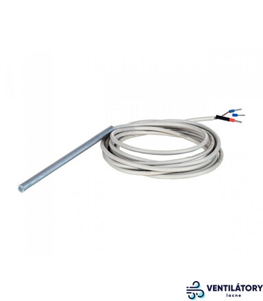 Kanálový snímač teploty KDT2-M 100 s termostatom NK-U pre vzduchotechniku, hĺbka ponorenia 100 mm