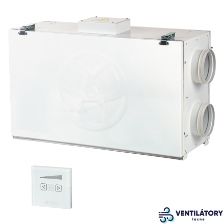 Blauberg COMFORT Ultra L250-E-S12 Entalpický Rekuperátor 250m3/h s Krížovým Tepelným Výmenníkom