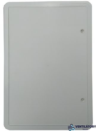 Biele Plastové Revízne Dvierka SI4060B - Pevné, Talianska Výroba, Rozmery 420x620mm