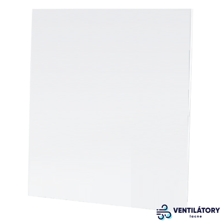 Predný panel Blauberg PLAN 180 DP GLASS White - Biele sklo pre ventilátory Blauberg Omega a VENTS SOLID/BASE