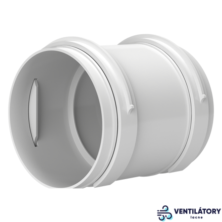 Blauberg RM 75mm DN75 Spojka na Ventilačné Hadice D75 s Polypropylénom a Termoplastickým Elastomérom