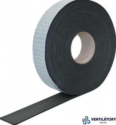 KAIFLEX EF Samolepiaca Páska - 15m, 50mm Šírka, 3mm Hrúbka, Čierna