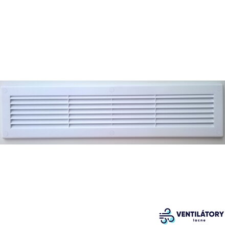 Vetracia Mriežka AM 460x110 Biela - ABS Plast UV Odolný, Rozmery Krycej Plochy 460x110mm