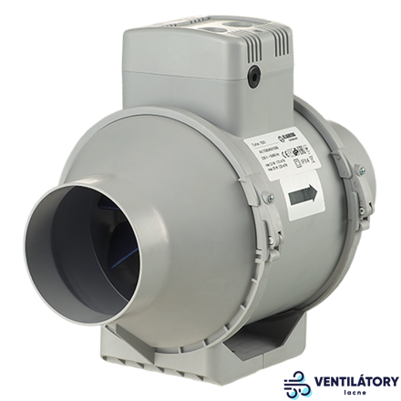 Blauberg Turbo 150 Poloradiálny Dvojrýchlostný Potrubný Ventilátor, Priemer 150mm, Výkon 430-560m3/h, Napätie 230V
