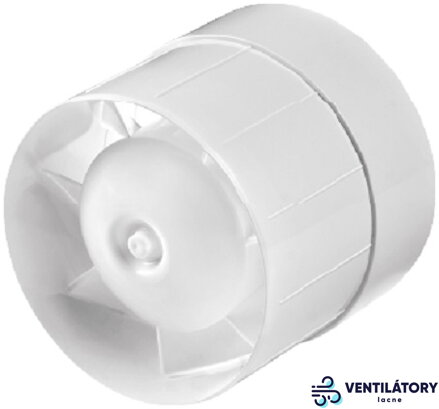 Potrubný ventilátor AWENTA WKA 100T s časovým dobehom, priemer 100mm, výkon 105m3/h, IPX4