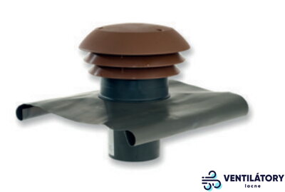 CTA Plastový Strešný Prechod 125mm s Oloveným Golierom - Červená, PVC, Odolná voči Poveternostným Vplyvom