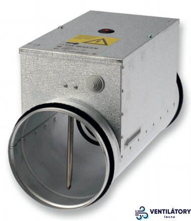 Cairox CVA 200-2400-1F MPI - Kruhový elektrický ohrievač 200 mm, 2400 W, 230 V s integrovaným triakom a nerezovým AISI 304 vykurovacím materiálom