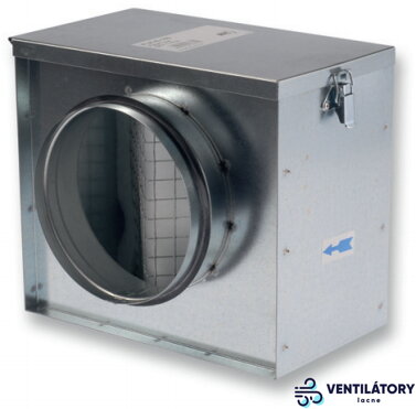 FLK-B 100mm Vreckový Filter G4 s Pozinkovaným Oceľovým Puzdrom pre Ventilačné a Klimatizačné Systémy
