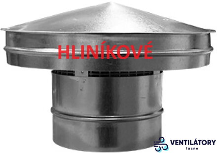 Odolná hliníková ukončovacia strieška pre vzduchotechniku - Priemer 560mm, AL99,5%