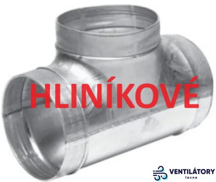 Hliníková T-rozbočka pre Vzduchotechniku Ø630mm AL99,5% EN AW1050A