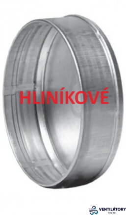Hliníková vzduchotechnická zátka Ø100 mm - AL99,5%, EN AW1050A
