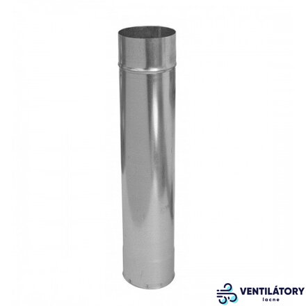 Pozinkovaná Rúra na Teplovzdušné Rozvody 125mm Ø x 1000mm - Vzduchotechnické Potrubie