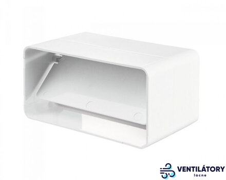 KP75-22 Plastová spojka so spätným ventilom pre hranaté potrubie 75x150mm