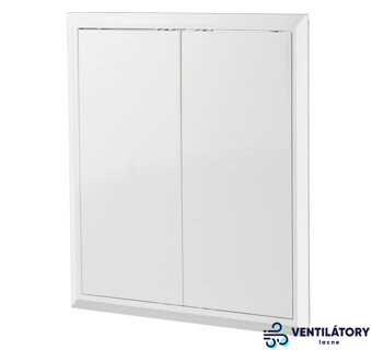 Biele Plastové Revízne Dvierka 300x300 mm z Vysoko Kvalitného ABS Plastu