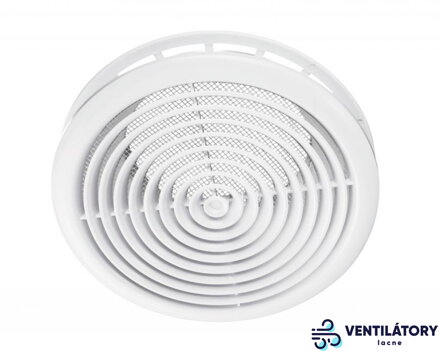 Stropný Difúzor MV200PFS s Integrovanou Sieťkou Proti Hmyzu - Plastový Ventilačný Systém z ABS Plastu