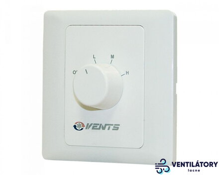 Trojpolohový Prepínač Rýchlostí 230V pre Viacrýchlostné Ventilátory - Model P3-1-300